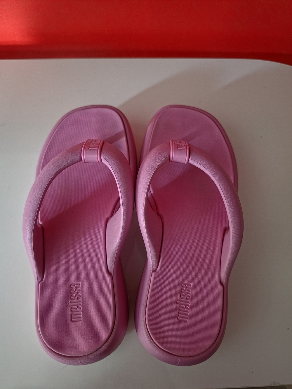 Melissa Women’s Pink Platform Flip Flop Sandals